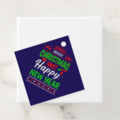 Frohe Weihnachten und Glück im neuen Jahr 61064 Geschenkanhänger (Beispiel)