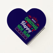 Frohe Weihnachten und Glück im neuen Jahr 61064 Ho Notizblock (Rückseite)