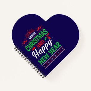 Frohe Weihnachten und Glück im neuen Jahr 61064 Ho Notizblock