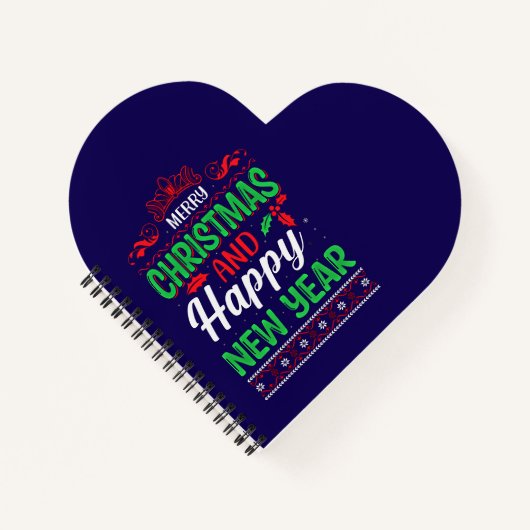 Frohe Weihnachten und Glück im neuen Jahr 61064 Ho Notizblock (Vorderseite)