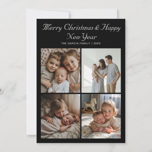 Frohe Weihnachten und Glück im neuen Jahr - Klassi (Vorderseite)