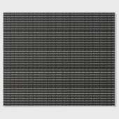 Frohe Weihnachten und Glück im neuen Jahr nahtlos  Geschenkpapier (Flach)