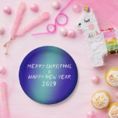 Frohe Weihnachten und Glück neu Pappteller (Party)