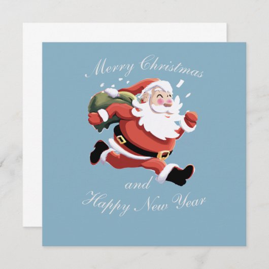 Frohe Weihnachten und Glück Neues Jahr (Vorne/Hinten)