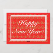 Frohe Weihnachten und Glück Neues Jahr ~Band Herz  (Rückseite)