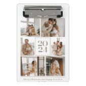 Frohe Weihnachten und Glück Neujahr Mini-Zwischena Mini Klemmbrett (Vorderseite)