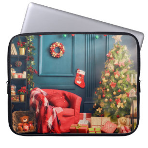 Frohe Weihnachten und glückliche Feiertage! Ein sc Laptopschutzhülle