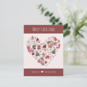 Frohe Weihnachten und glückliche Feiertage Familie (Stehend Vorderseite)