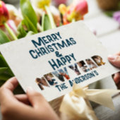 Frohe Weihnachten und glückliche Neujahr Collage F