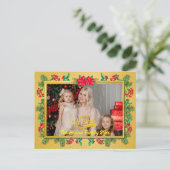 Frohe Weihnachten und glückliche Neujahr Gold Fram (Stehend Vorderseite)