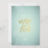 Frohe Weihnachten und glückliche Neujahr-Party Ein Einladung (Rückseite)