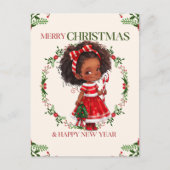 Frohe Weihnachten und glückliche Neujahr Schwarze  (Vorderseite)