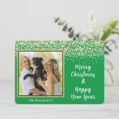 Frohe Weihnachten und glückliche Neujahr Single Fo (Stehend Vorderseite)