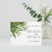 Frohe Weihnachten und glückliche Neujahrsbaum (Stehend Vorderseite)
