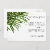 Frohe Weihnachten und glückliche Neujahrsbaum (Vorne/Hinten)