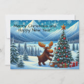 Frohe Weihnachten und glückliche Neujahrselosen (Vorderseite)