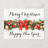 Frohe Weihnachten und glückliche Neujahrskarte (Vorderseite)