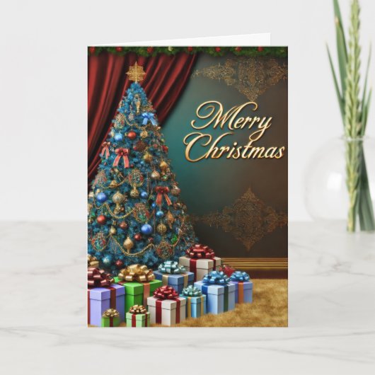 Frohe Weihnachten und glückliche Neujahrskarte (Vorderseite)