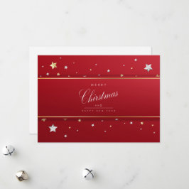 Frohe Weihnachten und glückliche Neujahrskarte