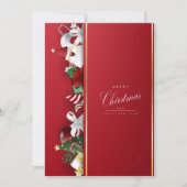 Frohe Weihnachten und glückliche Neujahrskarte (Vorderseite)