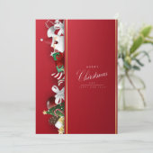 Frohe Weihnachten und glückliche Neujahrskarte (Stehend Vorderseite)