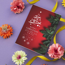 Frohe Weihnachten und glückliche Neujahrskarte