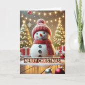 Frohe Weihnachten und glückliche Neujahrskarte (Vorderseite)