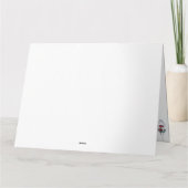 Frohe Weihnachten und glückliche Neujahrskarte Karte (Rückseite)