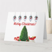 Frohe Weihnachten und glückliche Neujahrskarte Karte (Vorderseite)