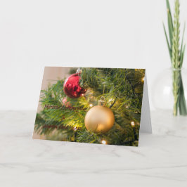 Frohe Weihnachten und glückliche Neujahrskarten Karte