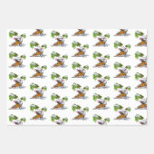 Frohe Weihnachten und glückliche Neujahrsmäuse Geschenkpapier Set (Vorderseite 2)