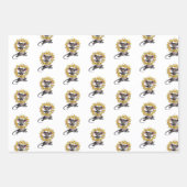 Frohe Weihnachten und glückliche Neujahrsmäuse Geschenkpapier Set (Vorderseite)