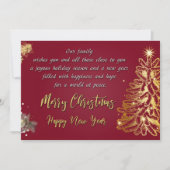 Frohe Weihnachten und glückliches Neues Jahr (Vorderseite)