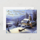 Frohe Weihnachten und glückliches neues Jahr (Vorne/Hinten)