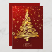 Frohe Weihnachten und glückliches Neues Jahr (Vorne/Hinten)