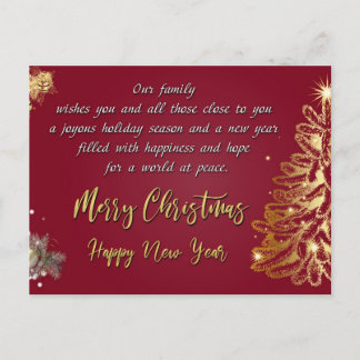 Frohe Weihnachten und glückliches Neues Jahr