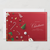 Frohe Weihnachten und glückliches Neues Jahr (Vorderseite)