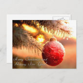 Frohe Weihnachten und glückliches neues Jahr (Vorne/Hinten)