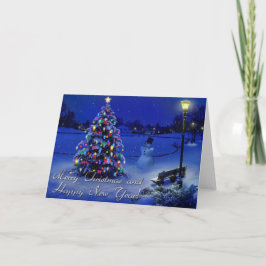 Frohe Weihnachten und glückliches neues Jahr