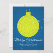 Frohe Weihnachten und glückliches Neues Jahr (Vorderseite)