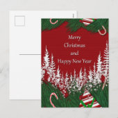 Frohe Weihnachten und glückliches Neues Jahr (Vorne/Hinten)