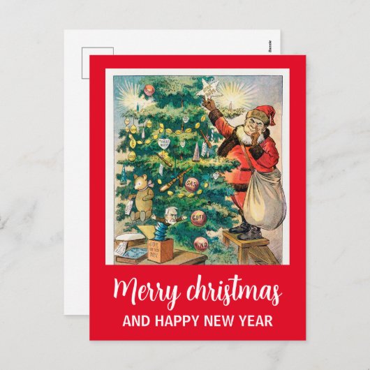 Frohe Weihnachten und glückliches neues Jahr (Vorne/Hinten)