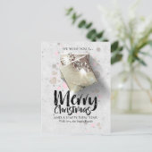 Frohe Weihnachten und glückliches Neues Jahr (Stehend Vorderseite)