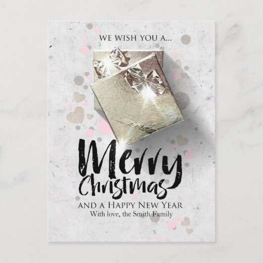 Frohe Weihnachten und glückliches Neues Jahr (Vorderseite)