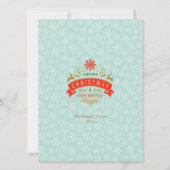 Frohe Weihnachten und glückliches Neues Jahr für L (Rückseite)