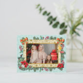 Frohe Weihnachten und glückliches Neues Jahr für L (Stehend Vorderseite)