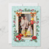 Frohe Weihnachten und glückliches Neues Jahr für L Einladung (Vorderseite)