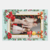 Frohe Weihnachten und glückliches Neues Jahr für L Geschenkpapier Set (Vorderseite)