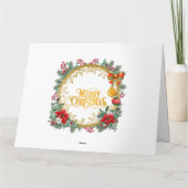 Frohe Weihnachten und glückliches Neues Jahr für L Karte (Rückseite)