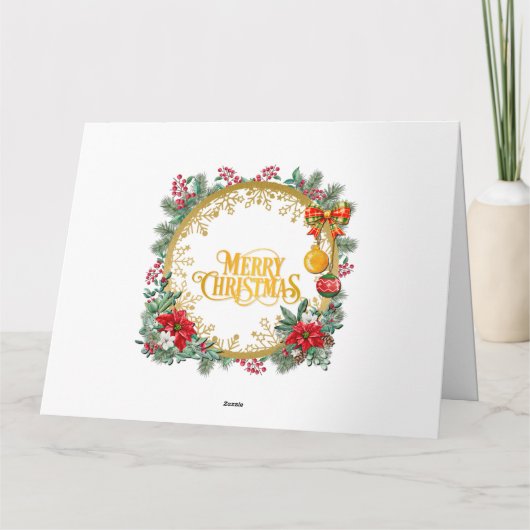 Frohe Weihnachten und glückliches Neues Jahr für L Karte (Rückseite)